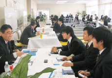 画像:学内企業説明会