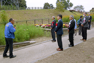 前島社長によるリニューアルした園内の紹介